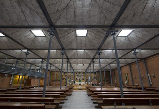 Vista interior del templo